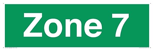 Letrero Zona 7 – 450 x 150 mm – L41 - Fournitures Bureau Amazon Espagne à 24.34€