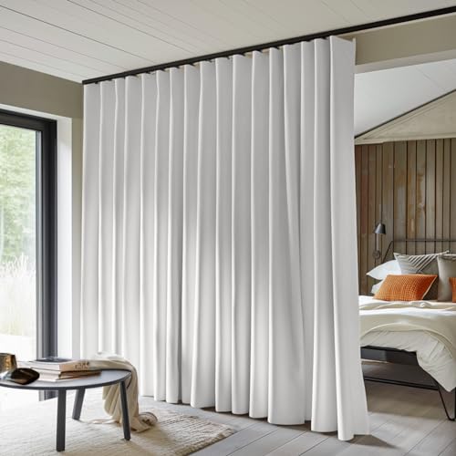 MaKefeile Room Divider Curtains Total Blackout Privacy... - Maison & Cuisine en promo à 24.14€