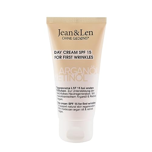 Jean & Len Crème de Jour Régénérante SPF15 Huile d'Argan &... - Beauté & Parfums Amazon France à 9.18€