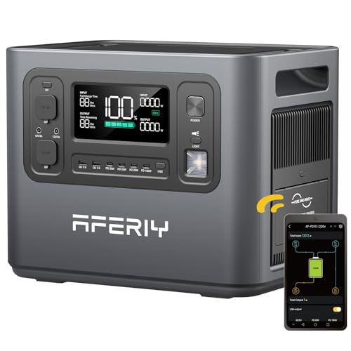 AFERIY Portable Power Station 2400W, 2048Wh Power Station... - High-Tech & Électronique Amazon Royaume-Uni à 628.99€