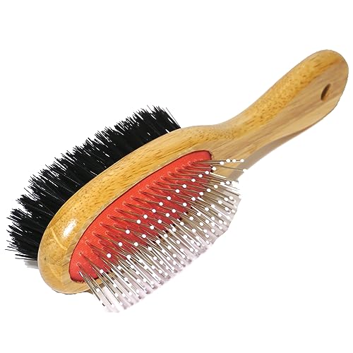 Rosewood Double Sided Wooden Grooming Brush for Dogs &... - Animalerie Amazon Royaume-Uni à 1.99€