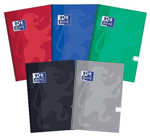 Oxford Cuaderno escolar A5, 96 hojas, rayado, 5 unidades... - Amazon Espagne à 5.83€