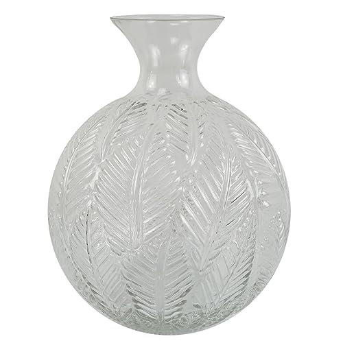 Designer Glass Vases, 26cm Clear Fern - Maison & Cuisine Amazon Royaume-Uni à 13.24€