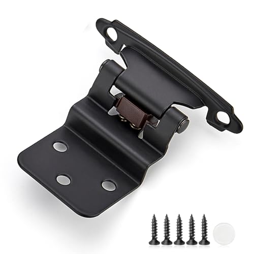 50 Pack 25 Pair Black Cabinet Hinges - 3/8 inch Inset... - Maison & Cuisine Amazon Royaume-Uni à 15.94€