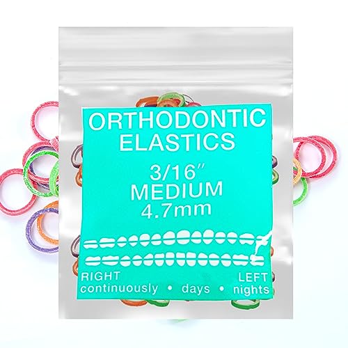 Lot de 100 bandes élastiques intrabuccales en latex fluo... - Jardin & Extérieur Amazon France à 11.48€