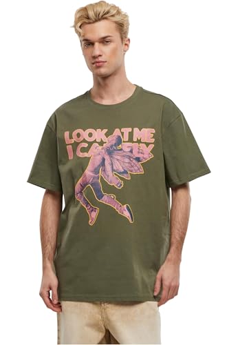 Mister tee Look Oversize tee, Verde Oliva, XXL - Mode & Vêtements Amazon Espagne à 8.36€