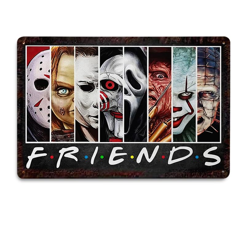 12x8 Inches "FRIENDS" Horror Edition Vintage Metal Tin Sign... - Sports & Fitness Amazon Royaume-Uni à 1.00€