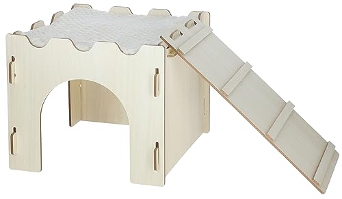 Kerbl Pet Nagerburg 28 x 28 x 25 cm con Escalera y cojín - Animalerie Amazon Espagne à 8.93€