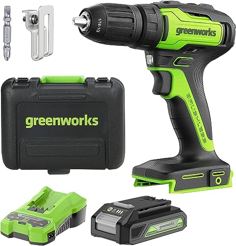 Greenworks Trapano avvitatore a batteria da 24 V, 35 Nm... - Auto & Moto en promo à 66.49€