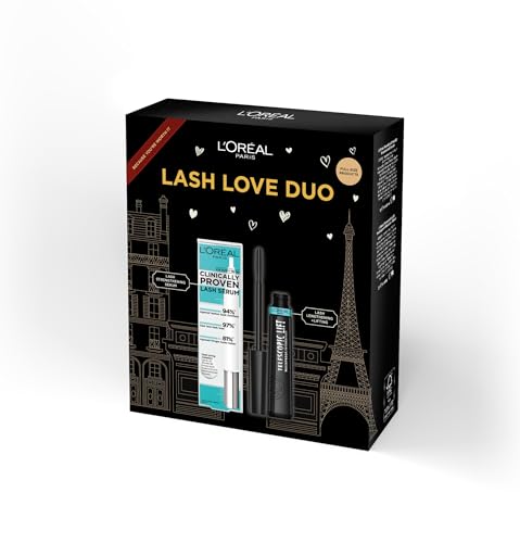 L'Oréal Paris Lash Love Duo Gift Set Clinically Proven Lash... - Beauté & Parfums Amazon Royaume-Uni à 9.64€