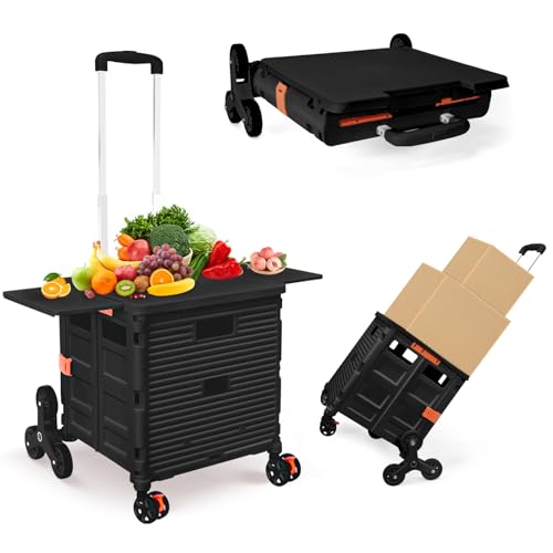 Faltbarer Mehrzweckwagen mit Treppensteigrädern... - Maison & Cuisine en promo à 42.38€