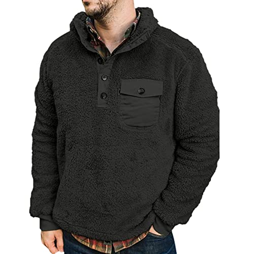 UnoSheng Sudadera de invierno para hombre, de forro polar... - Mode & Vêtements Amazon Espagne à 1.76€