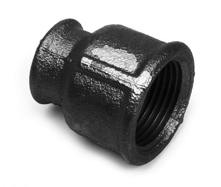 Manguito reductor FF – Hierro maleable negro – Racor... - Bricolage & Outils Amazon Espagne à 1.69€