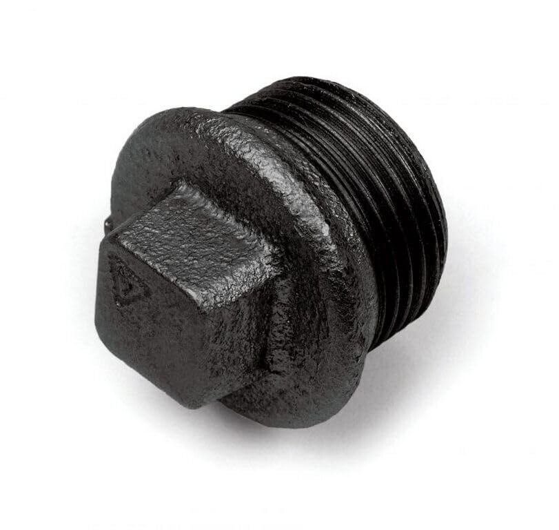 Tapón roscado MM – Hierro maleable negro – Cierre de... - Bricolage & Outils Amazon Espagne à 1.44€