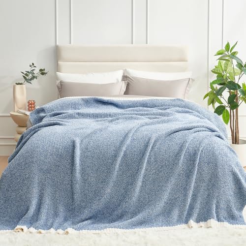 Snuggle Sac Queen Size Bed Blanket Heather Blue, Reversible... - Home & Kitchen Amazon UK à 28.91€