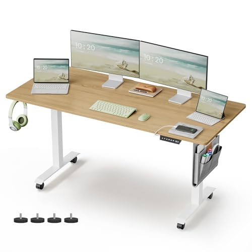 VASAGLE Höhenverstellbarer Schreibtisch elektrisch, 70 x... - Maison & Cuisine Amazon Allemagne à 101.99€