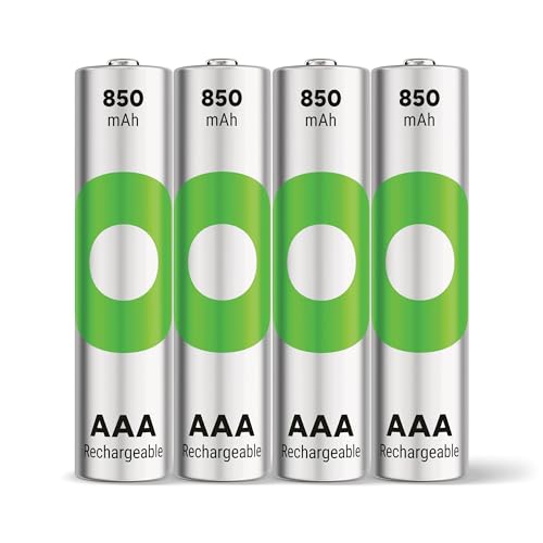 GP ReCyko Lot de 4 Piles AAA NiMH 850 mAh, 1,2 V... en promo à 12,40€ (-40%) sur Amazon FR
