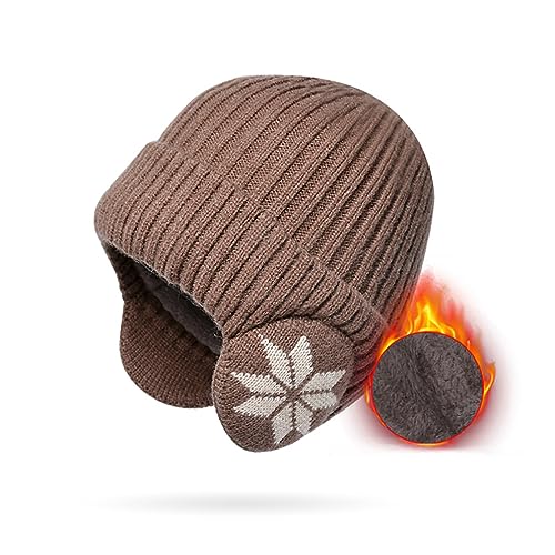 Bonnet Homme Femme Bonnet Hiver en Tricoté Polaire avec... - Sports & Fitness Amazon France à 1.90€