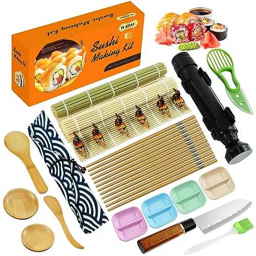 Sushi Making Kit, 27 Pcs Sushi Maker Kit for Beginners... - Bricolage & Outils en promo à 38.44€