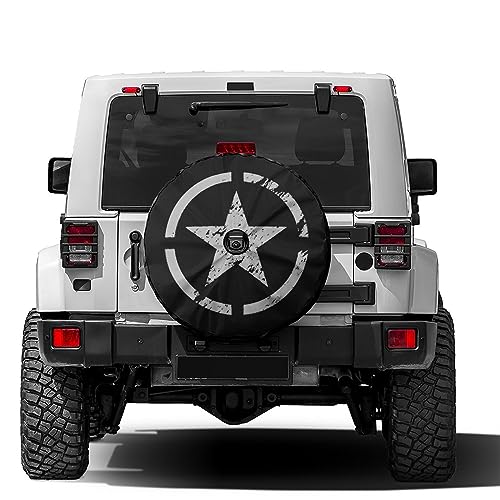 Dujiea Military Tactical Star Spare Tire Cover with Backup... - Auto & Moto Amazon Royaume-Uni à 2.10€