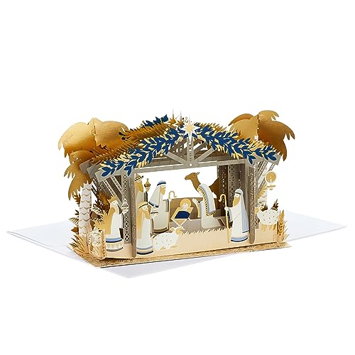 Hallmark Christmas Card, Nativity Scene Christmas Card, 3D... - Auto & Motorcycle Amazon UK à 6.00€