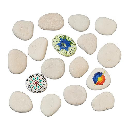 Relaxdays Pierres décoratives, 2 kg, Peindre, pour Petits &... - Animalerie Amazon France à 8.45€