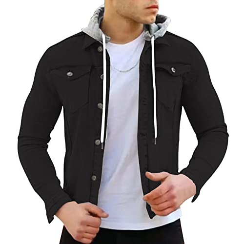 Duohropke Chaqueta vaquera para hombre, estilo motero... - Jardin & Extérieur Amazon Espagne à 22.01€