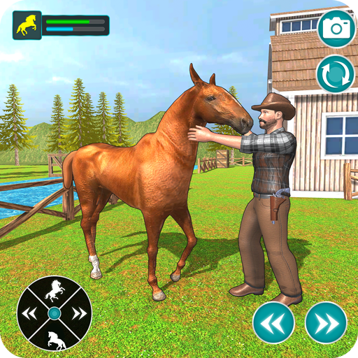 Wild Horse Virtual Family Survival Simulator Game, Wild... - Jouets & Jeux en promo à 0.85€