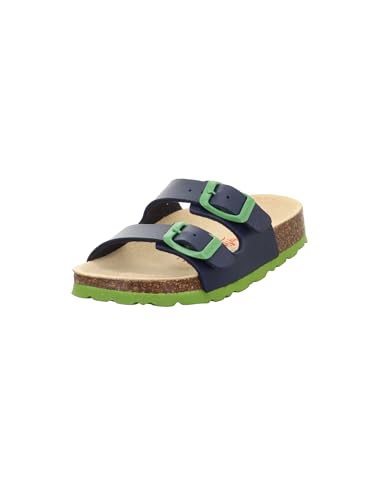 Superfit Boys FUSSBETTPANTOFFEL Hausschuhe, BLAU/GRÜN 8210 - Maison & Cuisine en promo à 10.51€