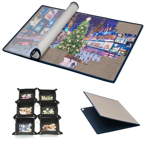 Tektalk Planche à Puzzle Pliable avec 6 Plateaux de Tri... - Jouets & Jeux Amazon France à 30.73€