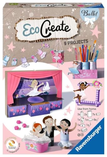 Ravensburger EcoCreate 23672 Live Like a Ballerine Kit de... - Jouets & Jeux Amazon France à 5.90€