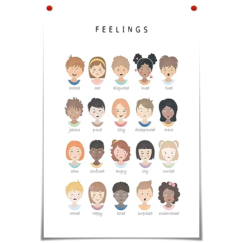 BFADMN Feelings Poster, Homeschool Decor Canvas Wall Art... - Jouets & Jeux Amazon Royaume-Uni à 0.91€