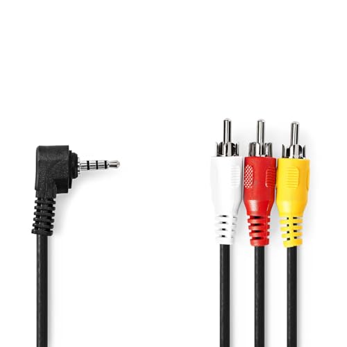NEDIS Cable de audio y vídeo - Conector de 3,5 mm - 3... - High-Tech & Électronique Amazon Espagne à 4.15€