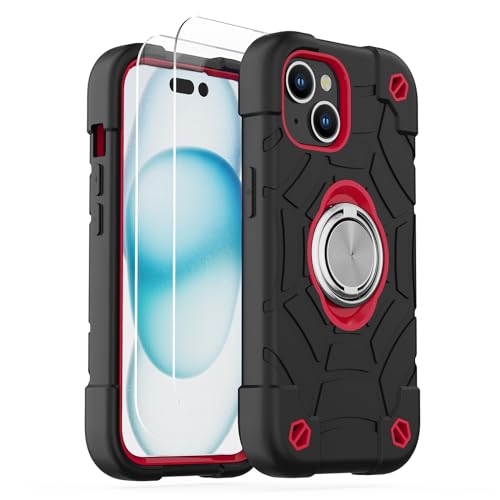 KCJ Kompatibel mit iPhone 15 Plus/14 Plus Hülle mit [2 ×... - High-Tech & Électronique Amazon Allemagne à 13.26€