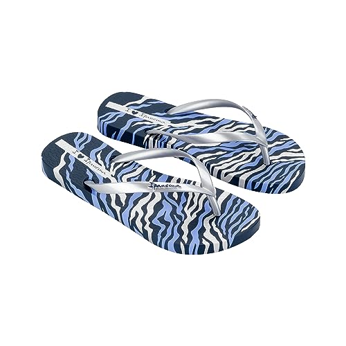 Ipanema - ANIMALE PRINT III FEM, Chanclas, BLUE/SILVER, - Maison & Cuisine en promo à 13.56€