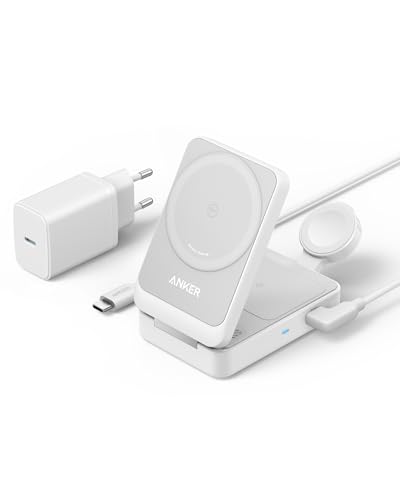 Anker MagGo 3-in-1 Ladestation, Qi2 zertifizierter 15W... - High-Tech & Électronique Amazon Allemagne à 74.99€