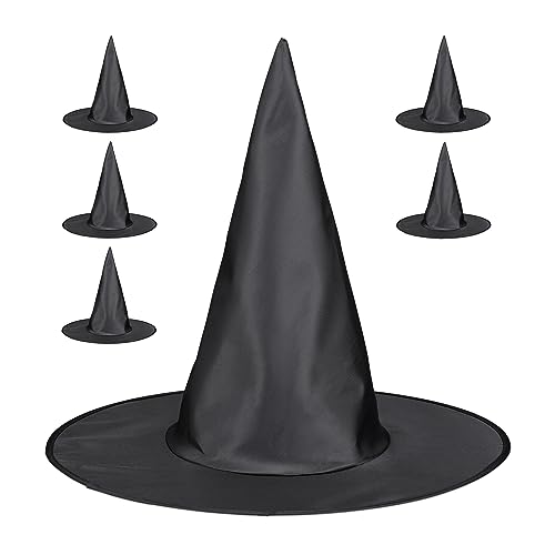 Relaxdays Set de 6 Sombreros Bruja, Disfraz Halloween... - Nouvelle promo Amazon à 13.97€