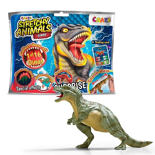 CRAZE Stretchy Animals Dinos - Superdehnbare Dino Figuren... - Toys & Games Amazon Germany à 3.99€