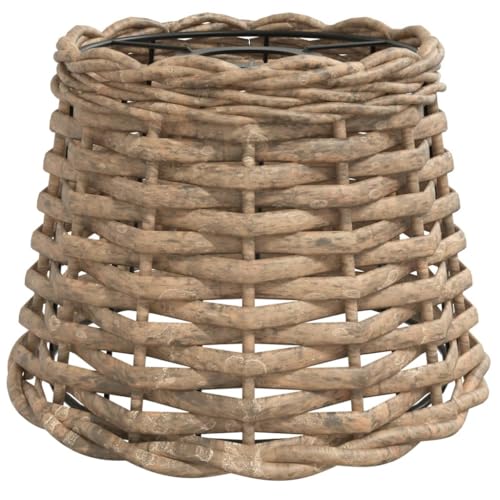 vidaXL Abat-Jour de plafonnier Marron Ø20x15 cm Osier... - Sports & Fitness en promo à 16.90€