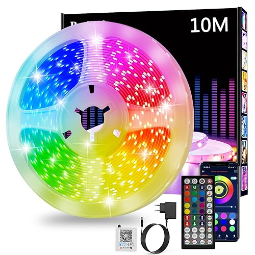Ruban Led 10m, Led Chambre, RGB Bande Led Contrôlé par APP... - High-Tech & Électronique en promo à 10.82€