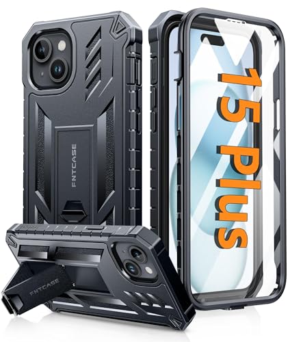 FNTCASE für iPhone 15 Plus Hülle: Military Grade Handyhülle... en promo sur Amazon