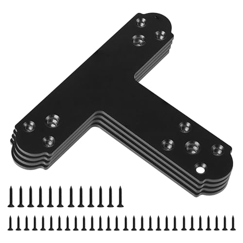 Rasugarlary Soporte en T negro, 6 soportes de poste en T... - Bricolage & Outils Amazon Espagne à 58.97€