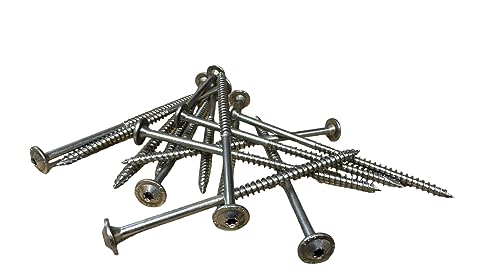 Edelstahl Tellerkopf Holzbauschrauben mit Schneidkerbe TX Ø... - Bricolage & Outils Amazon Allemagne à 1.19€