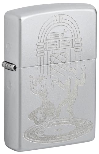 Zippo Sturmfeuerzeug - Vintage Dance, Satin Chrome, Lustre... - Amazon Espagne à 19.24€