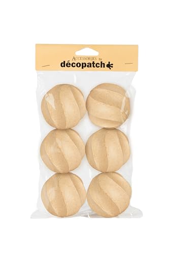 Décopatch NO064C - Set of 6 brown papier-mâché holders... - Sports & Fitness Amazon Royaume-Uni à 13.29€