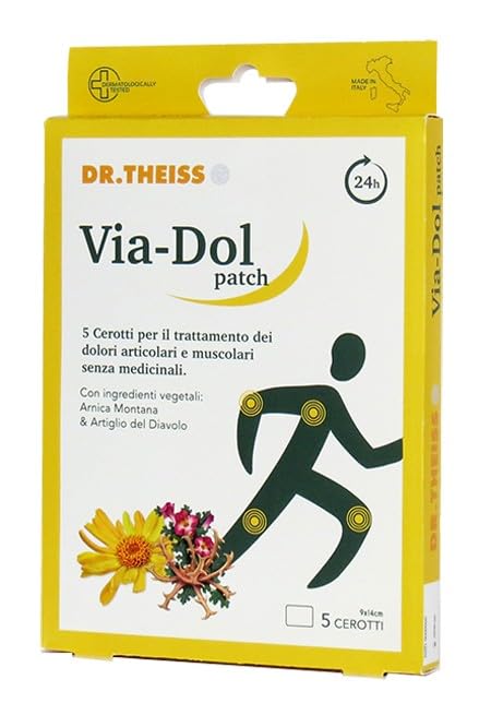 Naturwaren Dr.Theiss - Via Dol Cerotti dolori Articolari e... - Santé & Bien-être Amazon Allemagne à 3.34€