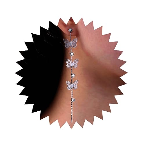 Atentuyi Boho Pendientes De Gota De Mariposa - Largos De... - Bijoux & Montres en promo à 2.99€