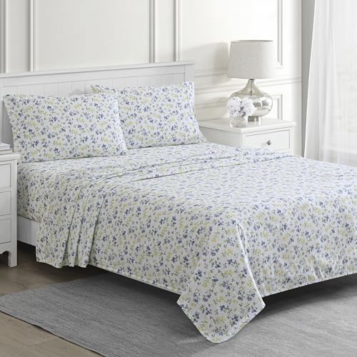 Martha Stewart Ruth Ditsy Floral 300TC 100% Cotton Percale... - Amazon Royaume-Uni à 13.50€