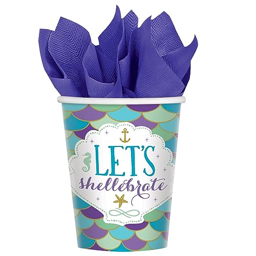 amscan 581975-66 8 Bicchieri Mermaid Wishes Carta 250 ml - Auto & Motorcycle Amazon Italy à 2.49€