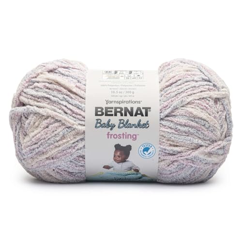 Bernat Baby Blanket Frosting Yarn-Lilac Lounge - Maison & Cuisine Amazon Allemagne à 23.31€